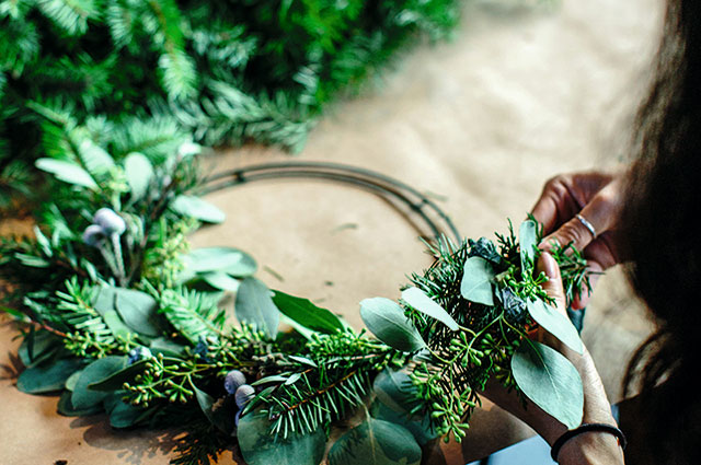 Try This… Christmas Wreath Making